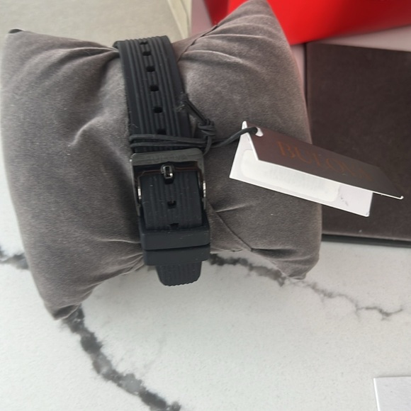 BULOVA Computron  LED Digital Watch Black Men Watch Japan - Picture 4 of 9